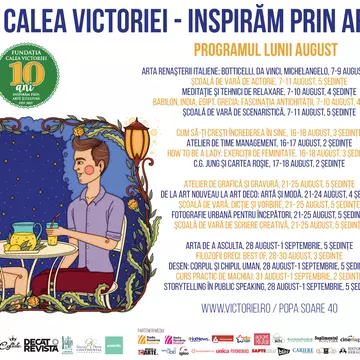 (P) Petrecere în oraș: luna August la Fundația Calea Victoriei