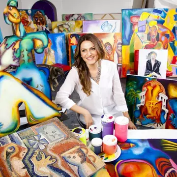 Alexandra Nechita: "Culoarea este prima mea dragoste"