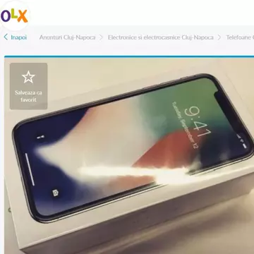 Un român a scos la vânzare o cutie de iPhone X. Suma cerută pe ea
