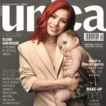 Exclusiv. Elena Gheorghe și Amelie: prima ședință foto în revista Unica aprilie 2018