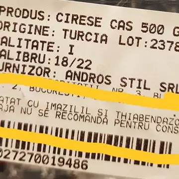 Cireșe toxice vândute într-un hipermarket din România. Care este explicația