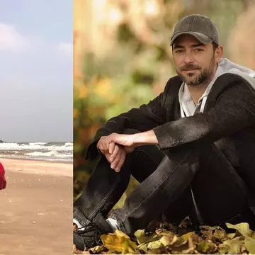 Radu Vâlcan și Dan Bordeianu. Surprinzător, dar s-au fotografiat împreună