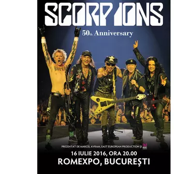 Un concert de colecție - Scorpions, pe 12 iunie 2018 la București, în cadrul Crazy World Tour