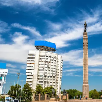 O veveriță uriașă, motiv de furie într-un oraș din Kazahstan. Mulți susțin că este periculoasă