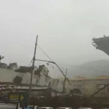 Podul Morandi s-a prăbușit lângă orașul italian Genova VIDEO