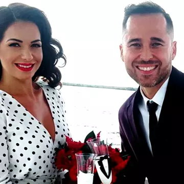 Deea și Dinu Maxer și-au sfințit verighetele. FOTO