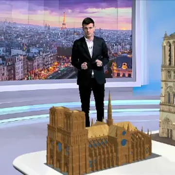 REALITATE AUGMENTATĂ. Până la reconstrucție, în fața Notre Dame va apărea Biserica Efemeră