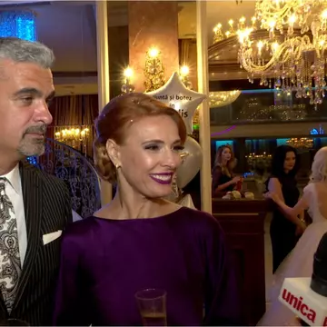 Ce surprize au avut nașii Aurelian Temișan și Monica Davidescu pentru Andreea Bălan și George Burcea
