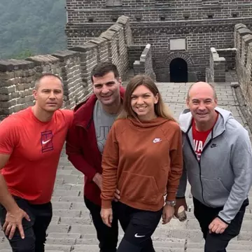 Simona Halep și-a serbat ziua la Marele Zid Chinezesc. Sportiva a împlinit 28 de ani