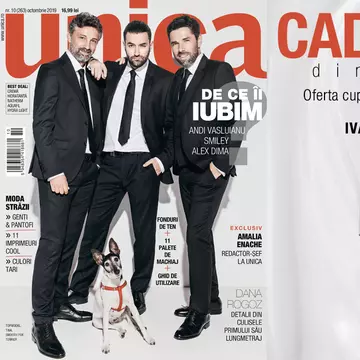 Revista Unica octombrie 2019. Copertă inedită și multe articole exclusive
