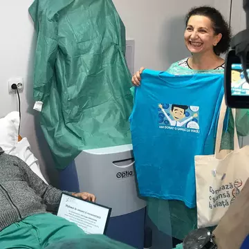 Un român a donat de ziua lui o șansă la viață pentru un copil din Italia