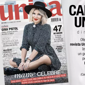 Unica iunie 2020. Gina Pistol, prima oară pe copertă!