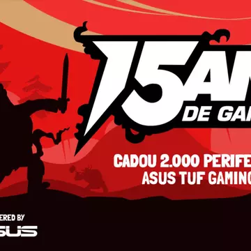 PC Garage aniversează 15 ani de activitate  2.000 de periferice ASUS cadou și multiple reduceri de prețuri (P)