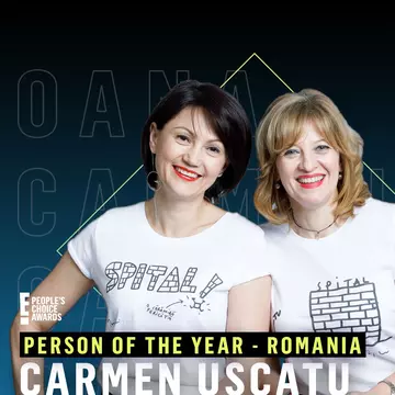 Carmen Uscatu și Oana Gheorghiu vor primi distincția “Person of the Year – Romania” la E! People’s Choice Awards 2020