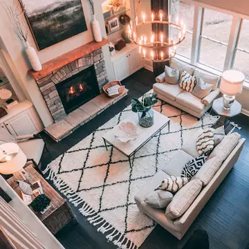 (P) Amenajarea livingului - 5 piese de mobilier și accesorii pentru un decor de vis