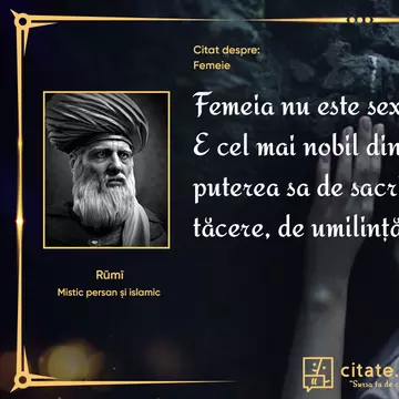 (P) Aprecierea pentru femei este transmisă prin intermediul unor citate impresionante. Iată-le aici