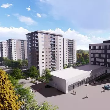 (P) În cadrul ansamblului Dimri Residence va fi finalizată o clădire mixtă, de retail și birouri, în vara lui 2021