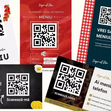 (P) Inspirație pentru Design de Coduri QR pentru Restaurante