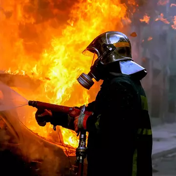O dubă a explodat în parcarea unui bloc din Râmnicu Vâlcea. Trei persoane au primit îngrijiri medicale