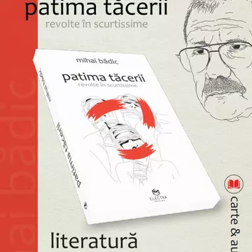 "Patima tăcerii", carte și audiobook, acum în librării