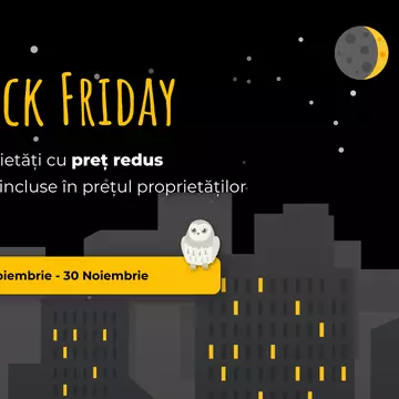 Oferte de Black Friday pe Imobiliare.ro: reducere de 128.000 de euro la achiziția unei vile din nordul Capitalei