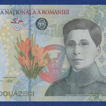 BNR introduce în România prima bancnotă cu chipul unei femei. Cine a fost Ecaterina Teodoroiu