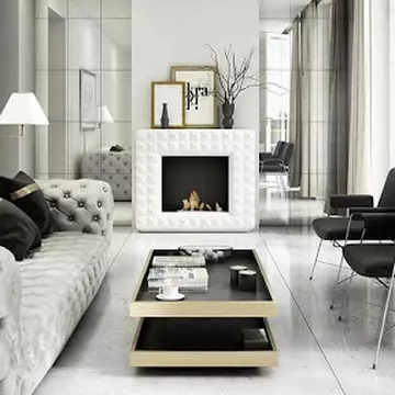 Descoperă conceptul fascinant de livinguri cu șemineu decorativ