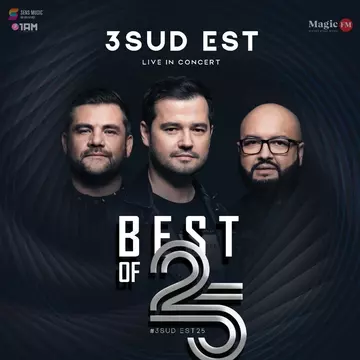 CONCURS. Câștigă 3 invitații duble la concertul aniversar 3 Sud Est, din 4 martie