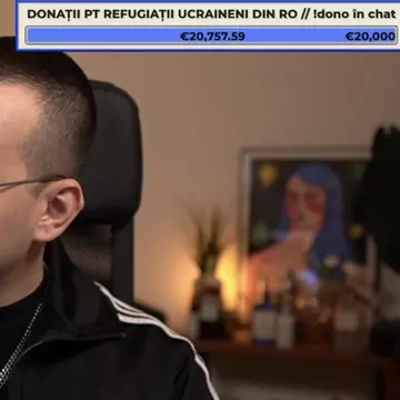 Faiăr Silviu, cel mai popular streamer de Twitch din România, a strâns donații de 20.000 de euro pentru refugiații din Ucraina în 4 ore