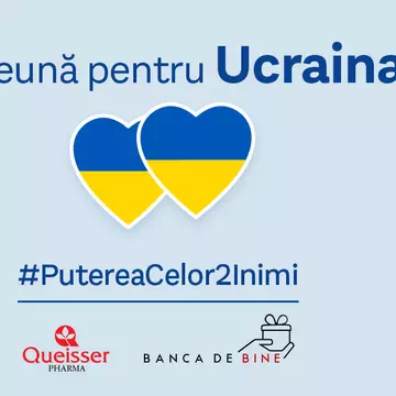 Puterea celor 2 inimi - Queisser Pharma România și Banca de bine, alături de refugiații din Ucraina