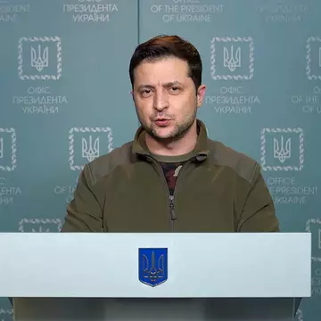 Un nou mesaj al președintelui Volodimir Zelenski: „Răul, înarmat cu rachete, bombe și artilerie, trebuie oprit imediat”