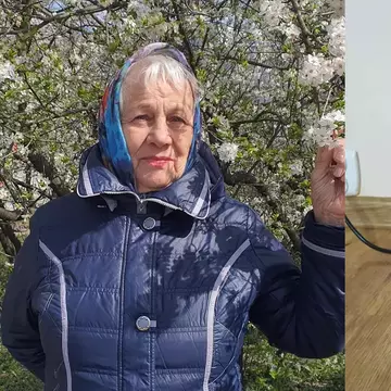 O bunică din Ucraina și-a făcut primul tatuaj la 80 de ani, în cinstea țării ei: „În timp ce o tatuam, a cântat cântece ucrainene”
