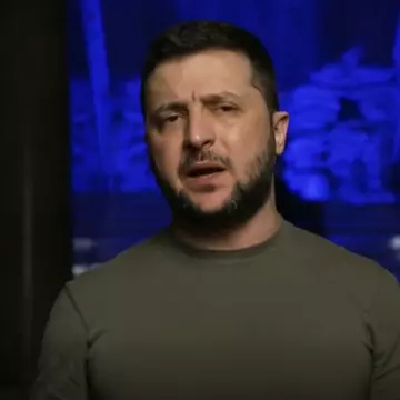 Volodimir Zelenski, intervenție video în cadrul Premiilor Grammy 2022. Ce mesaj a transmis Președintele Ucrainei