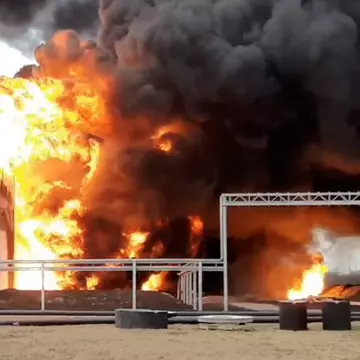 Rusia acuză Ucraina că a bombardat un depozit de carburanți din localitatea rusă Belgorod