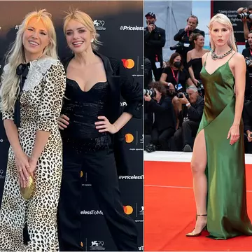 Actrița Alexandra Dinu și regizoarea Cristina Jacob, superbe la Festivalul de Film de la Veneția