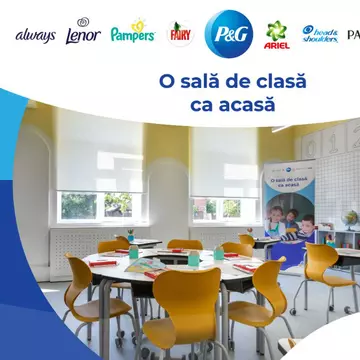 P&G în parteneriat cu dm România inaugurează o nouă Sală de Clasă ca Acasă în județul Timiș
