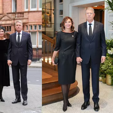 Cât a costat rochia de catifea purtată de Carmen Iohannis în ziua înmormântării reginei Elisabeta a II-a