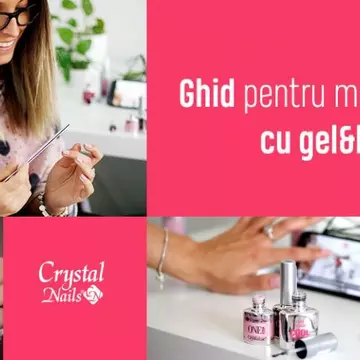 Manichiură în câțiva pași cu ajutorul ojelor semipermanente Crystal Nails