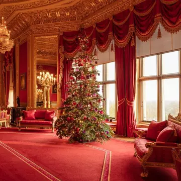 Castelul Windsor, decorat de Crăciun. Cum arată reședința Familiei Regale, "îmbrăcată" de sărbătoare