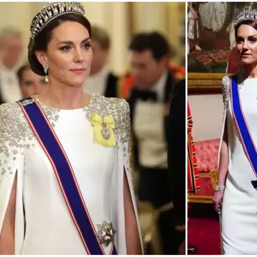 Kate Middleton, o adevărată prințesă, la primul banchet de stat organizat de Regele Charles. Ce semnificație au bijuteriile purtate