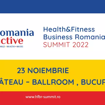RomaniaActive Health & Fitness Business Summit, cel mai mare eveniment dedicat industriei fitness din România