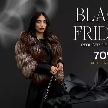 Black Friday la hainele de blană și piele!