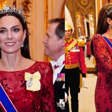 Kate Middleton, apariție spectaculoasă într-o rochie roșie. Cu ce a atras atenția Prințesa de Wales