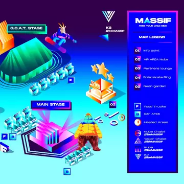 Au început pregătirile pentru MASSIF 2023! Organizatorii au dezvăluit harta festivalului