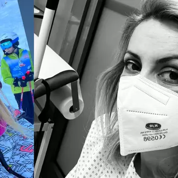 Simona Gherghe, accident pe pârtia de schi. Vedeta Antenei 1 a ajuns de urgență la spital