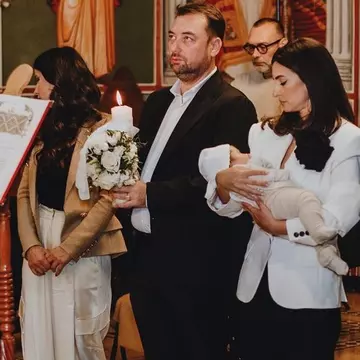 Codin Maticiuc și-a botezat fetița cea mică. Ce îl leagă pe omul de afaceri de biserica unde a avut loc evenimentul