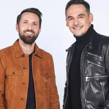 Cum arătau Dani Oțil și Răzvan Simion în prima ediție a emisiunii „Neatza” / FOTO