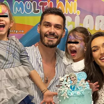 Cum l-a surprins Ella, fata cea mare a Andreei Bălan, pe tatăl ei, George Burcea. Actorul e în Las Vegas cu Viviana Sposub