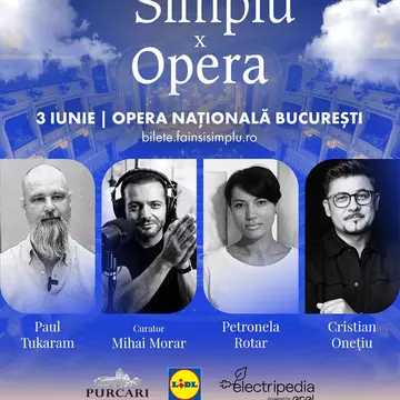 Fain & Simplu x Opera Națională București | 3 iunie. O nouă conferință și întâlnire a comunității Fain & Simplu te așteaptă