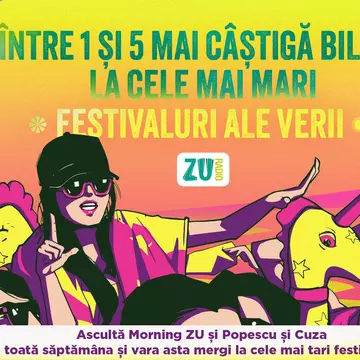 Ascultă Radio ZU și mergi la cele mai mari festivaluri din vara lui 2023